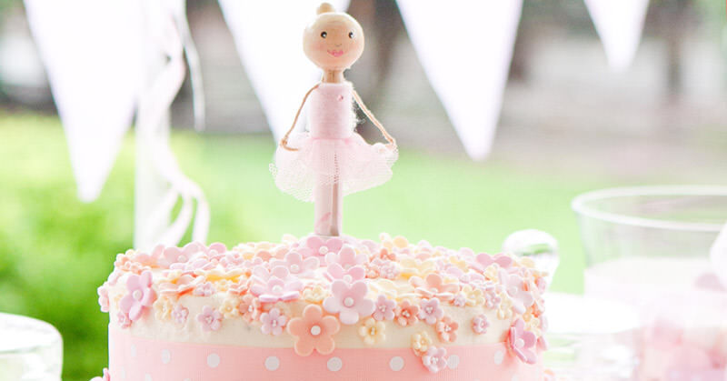 Ballerina Decorated Cake