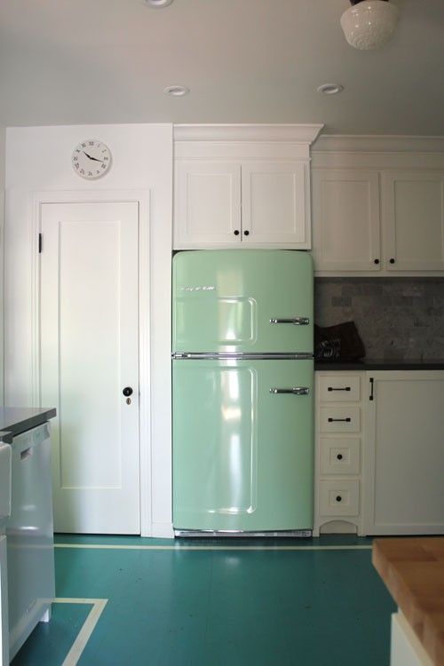 Decoration of Colored Refrigerators