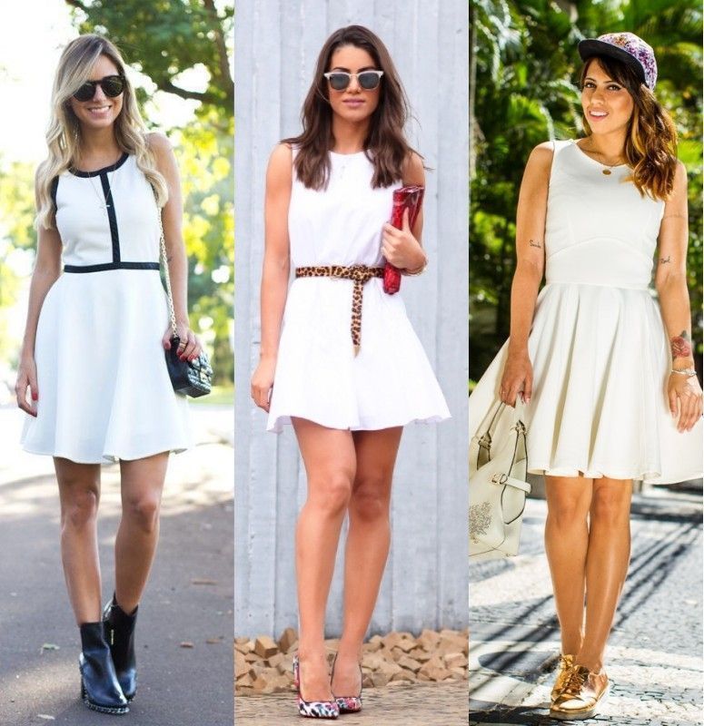 Look com Vestido Branco