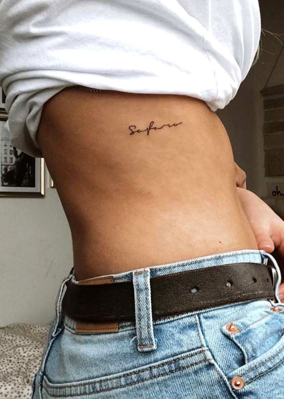 Rib Tattoo