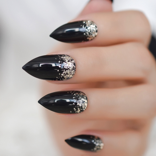 Stiletto Decorated Nail