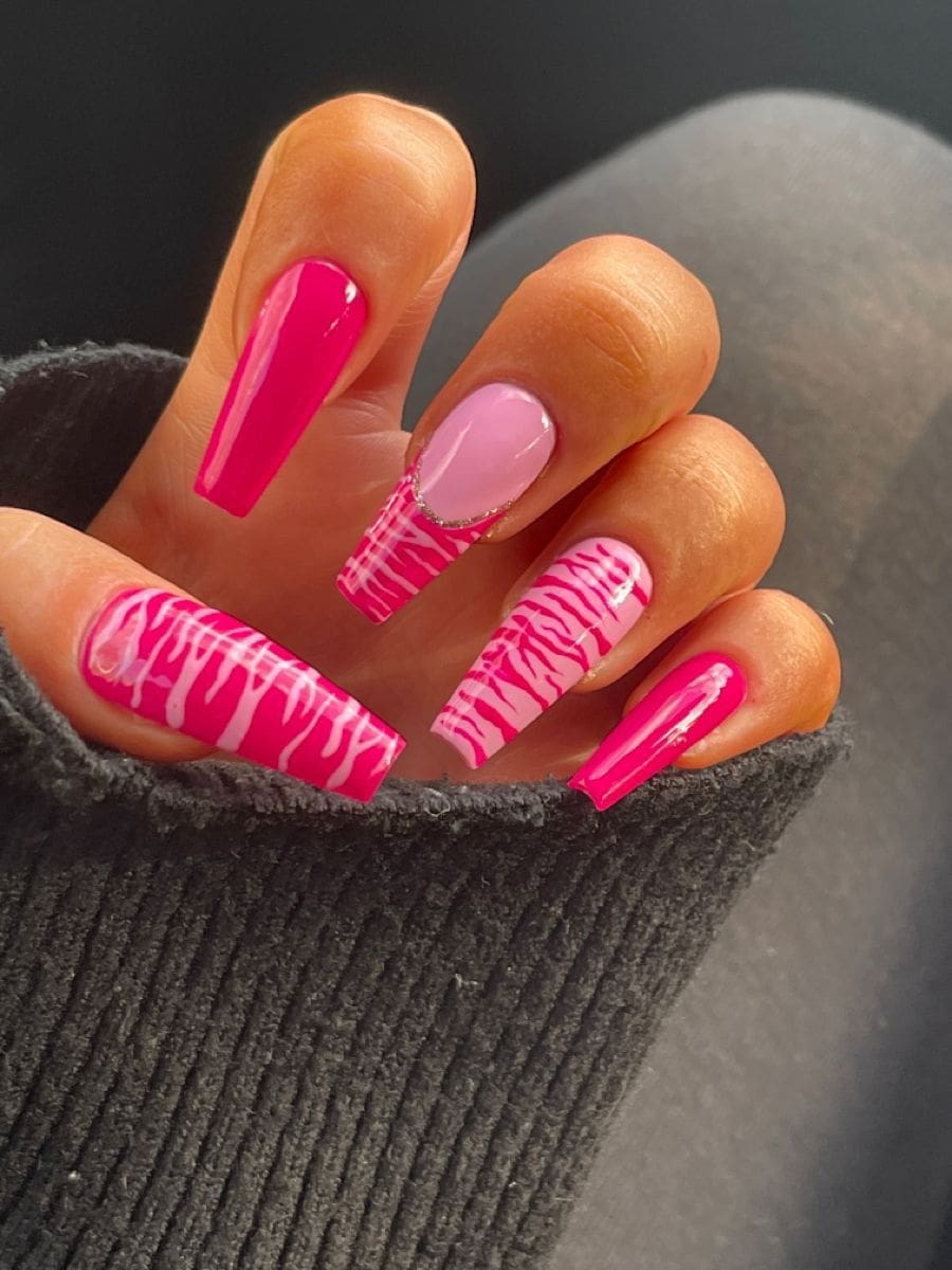 Unhas Decoradas Rosa