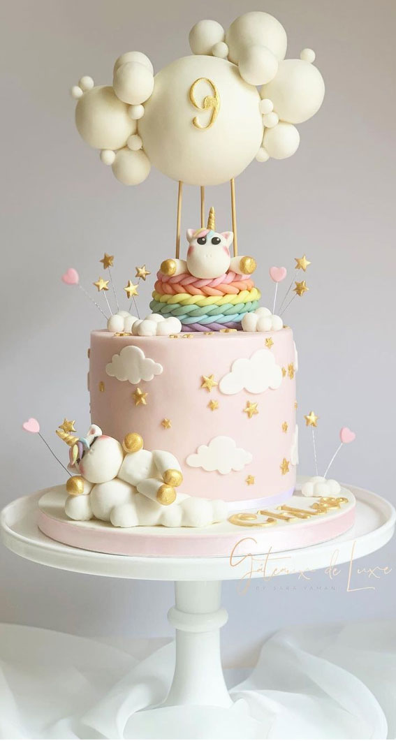 Balloon Decorated Cake