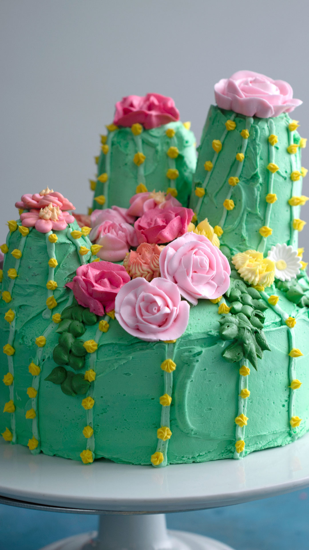 Cactus Decorated Cake