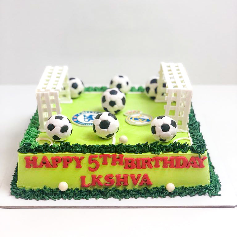 Football Field Decorated Cake