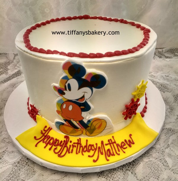 Mickey decorated cake