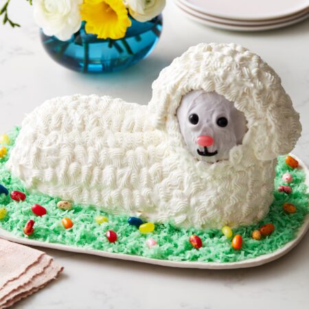 Sheep Decorated Cake