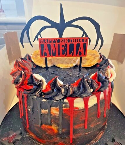 Stranger Things Decorated Cake