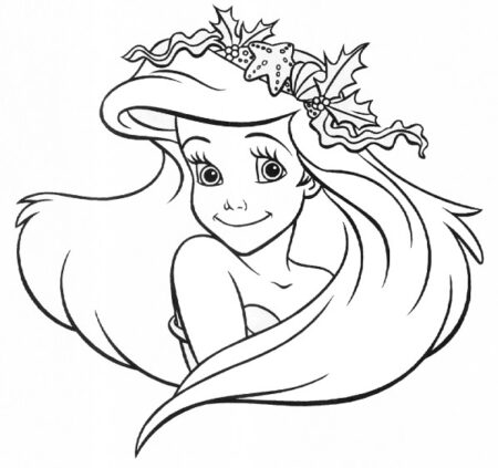 desenho-para-colorir-ariel