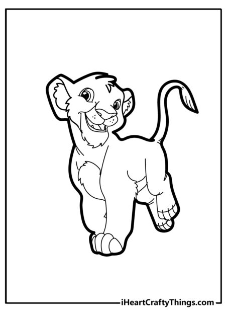 desenho-para-colorir-leao