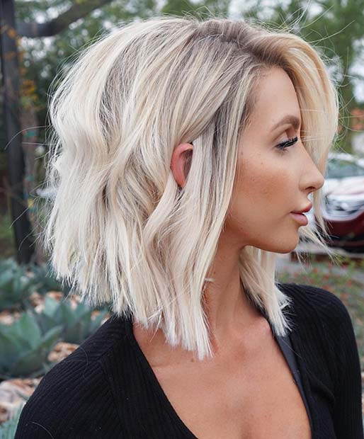 Long Bob Blonde