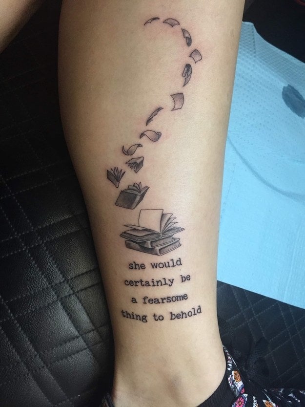 book tattoo