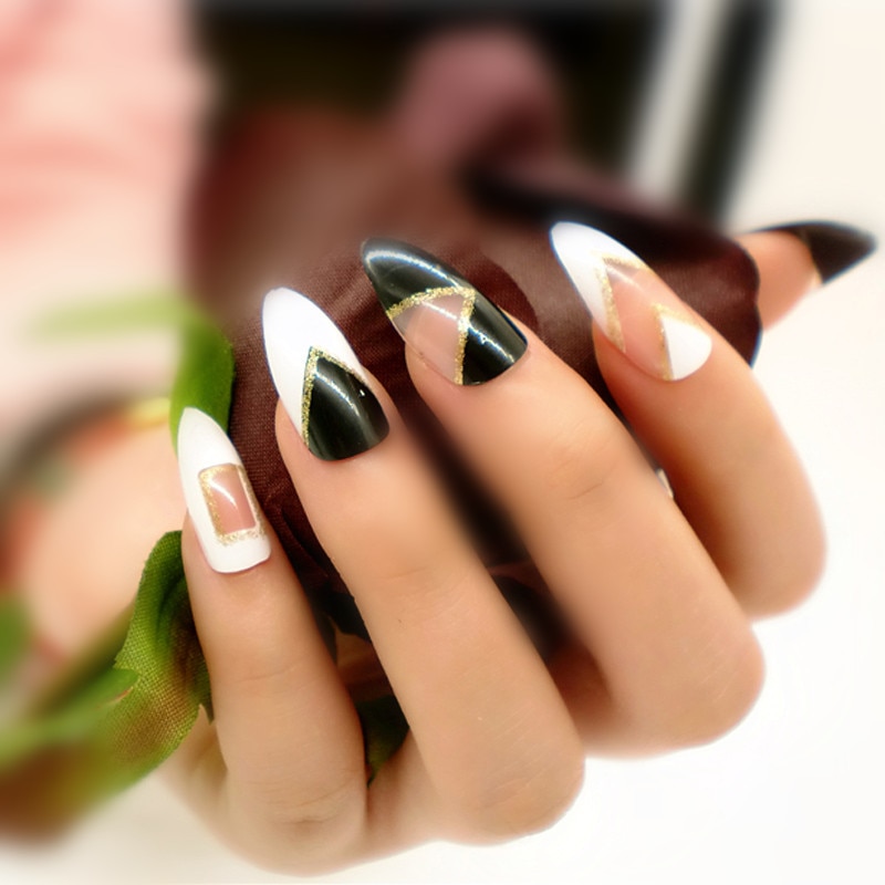 Decorated Stiletto Nails