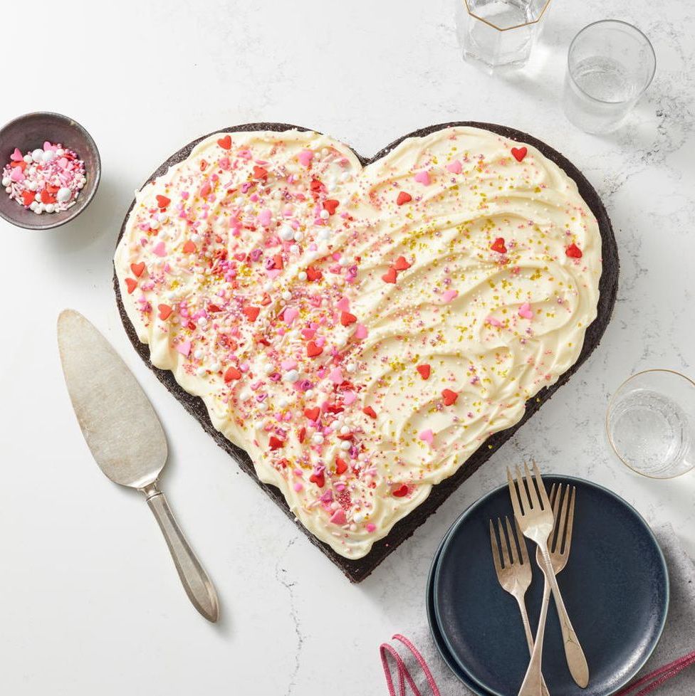 Heart Decorated Cake