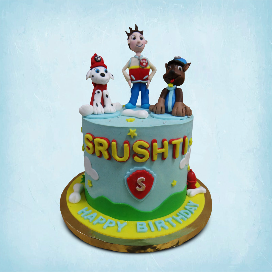 Paw Patrol Decorated Cake