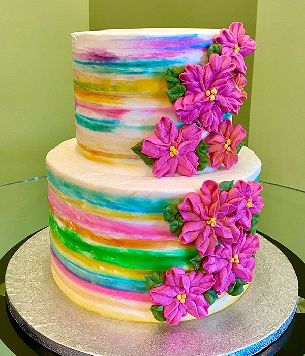 Tropical Decorated Cake