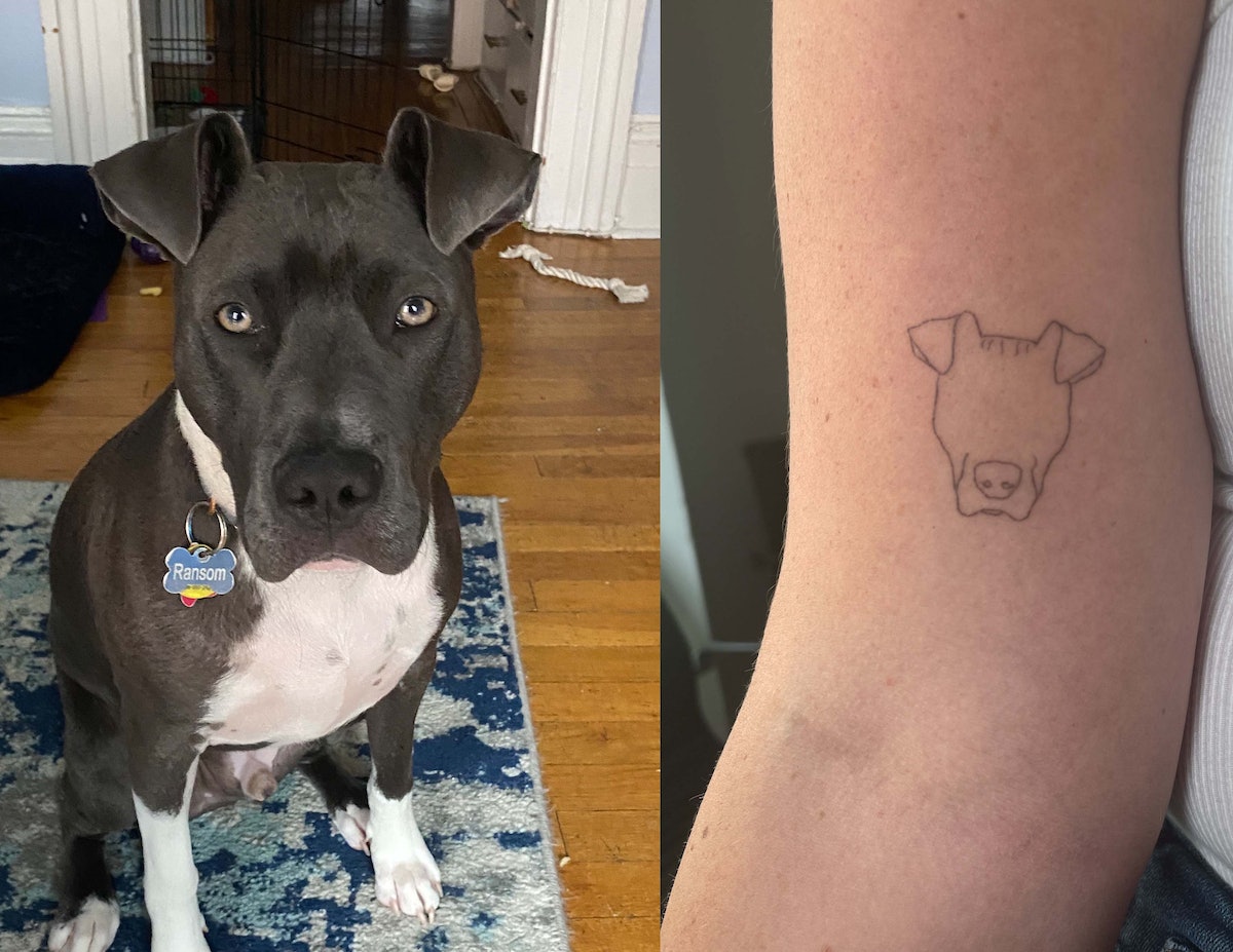 dog tattoo