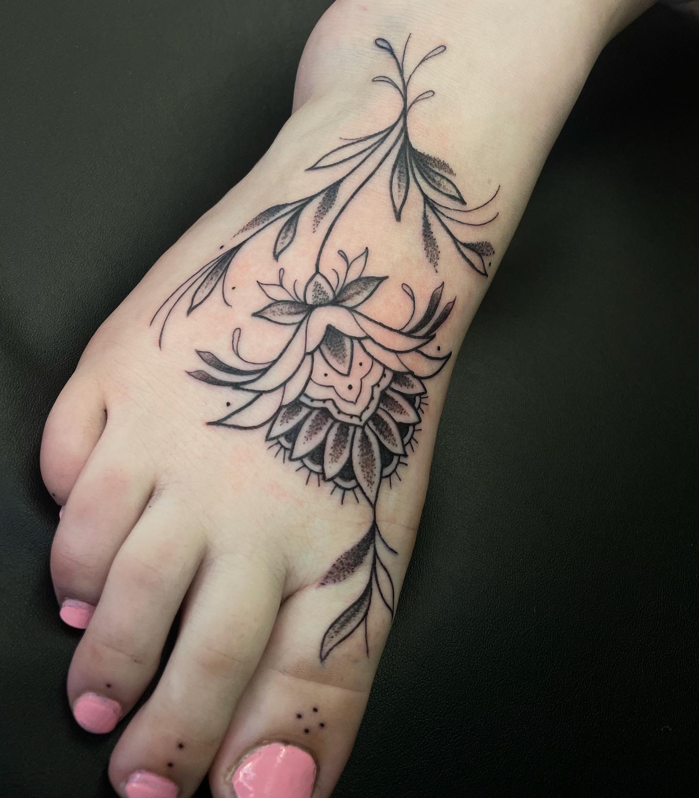 tattoo on foot