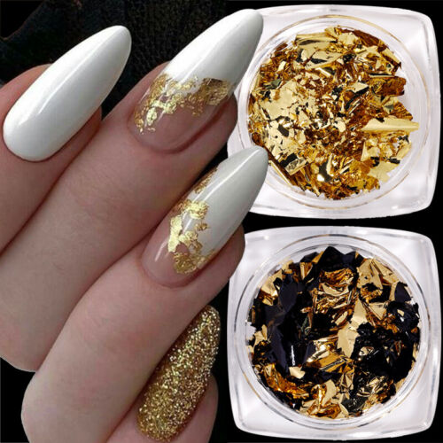 Golden Decorated Nail