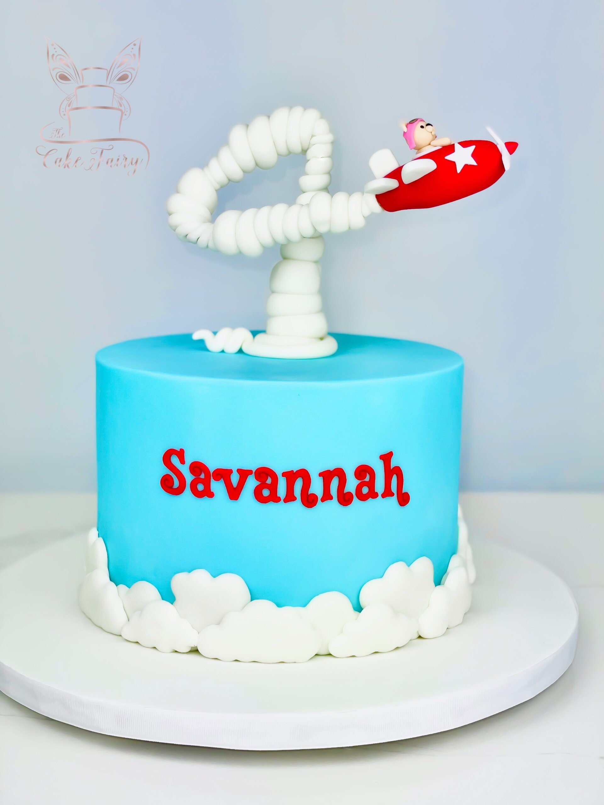 Airplane Decorated Cake