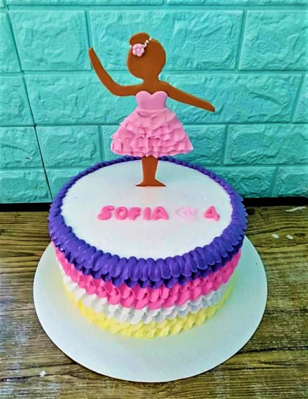 Ballerina Decorated Cake