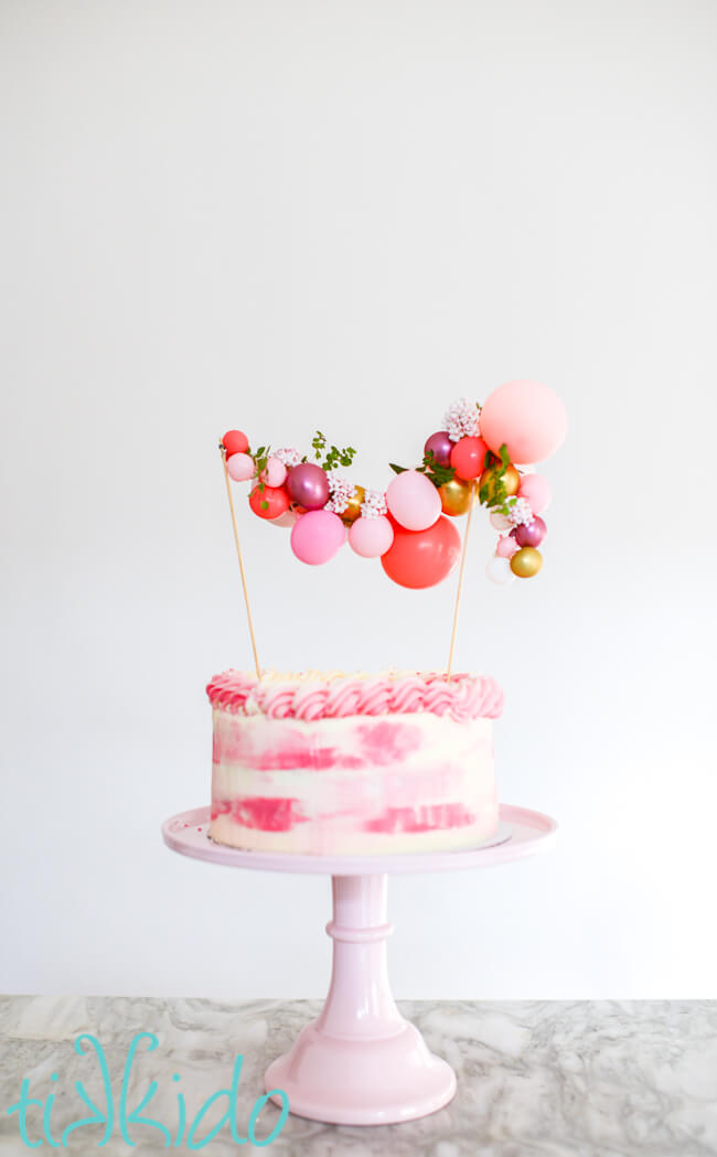 Balloon Decorated Cake