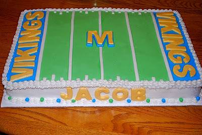 Football Field Decorated Cake