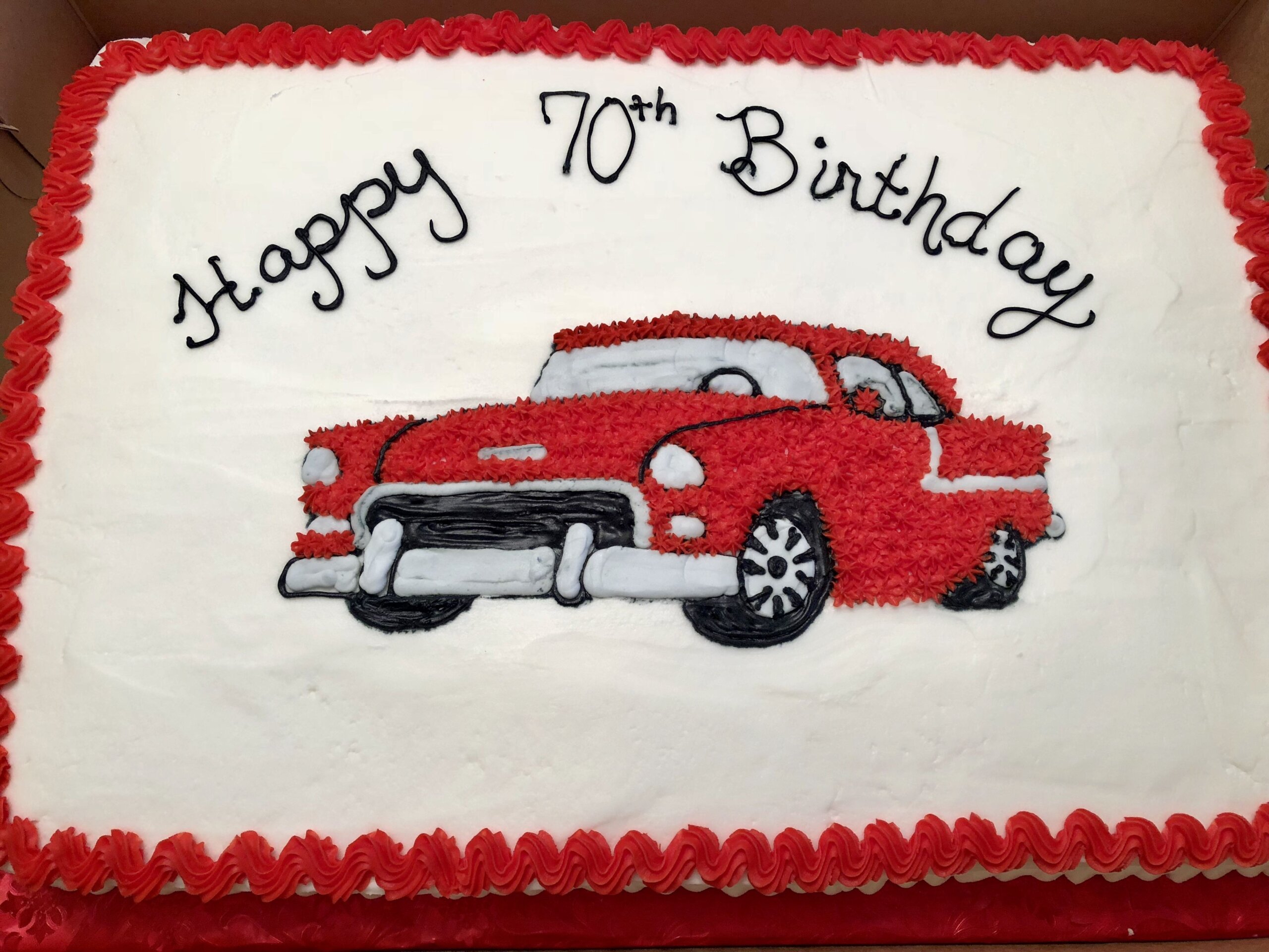 Decorated Car Cake