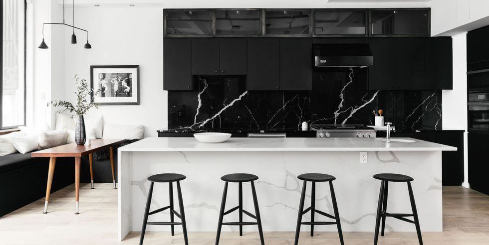 Black And White Kitchen Decoration