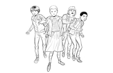 desenho-para-colorir-stranger-things