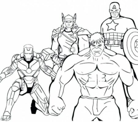 desenho-para-colorir-super-herois