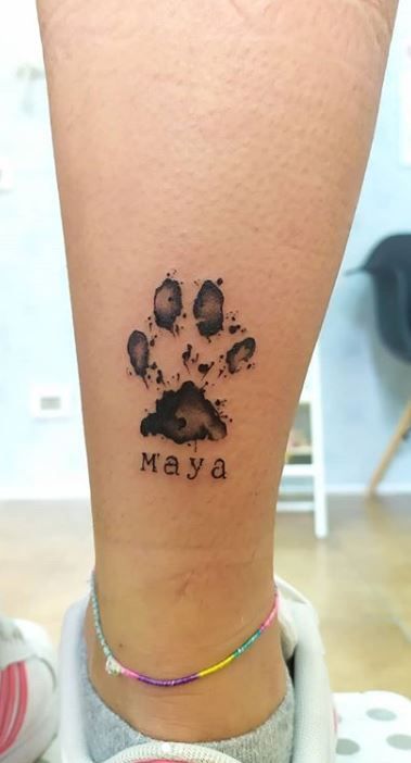 dog tattoo