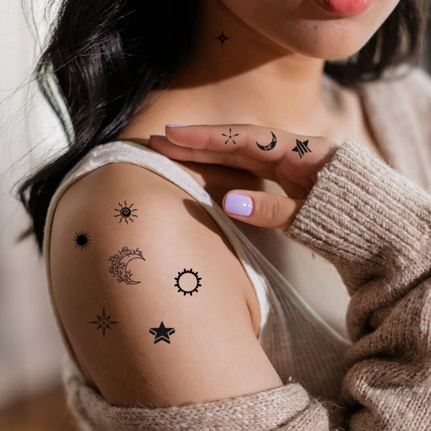 sun and moon tattoo