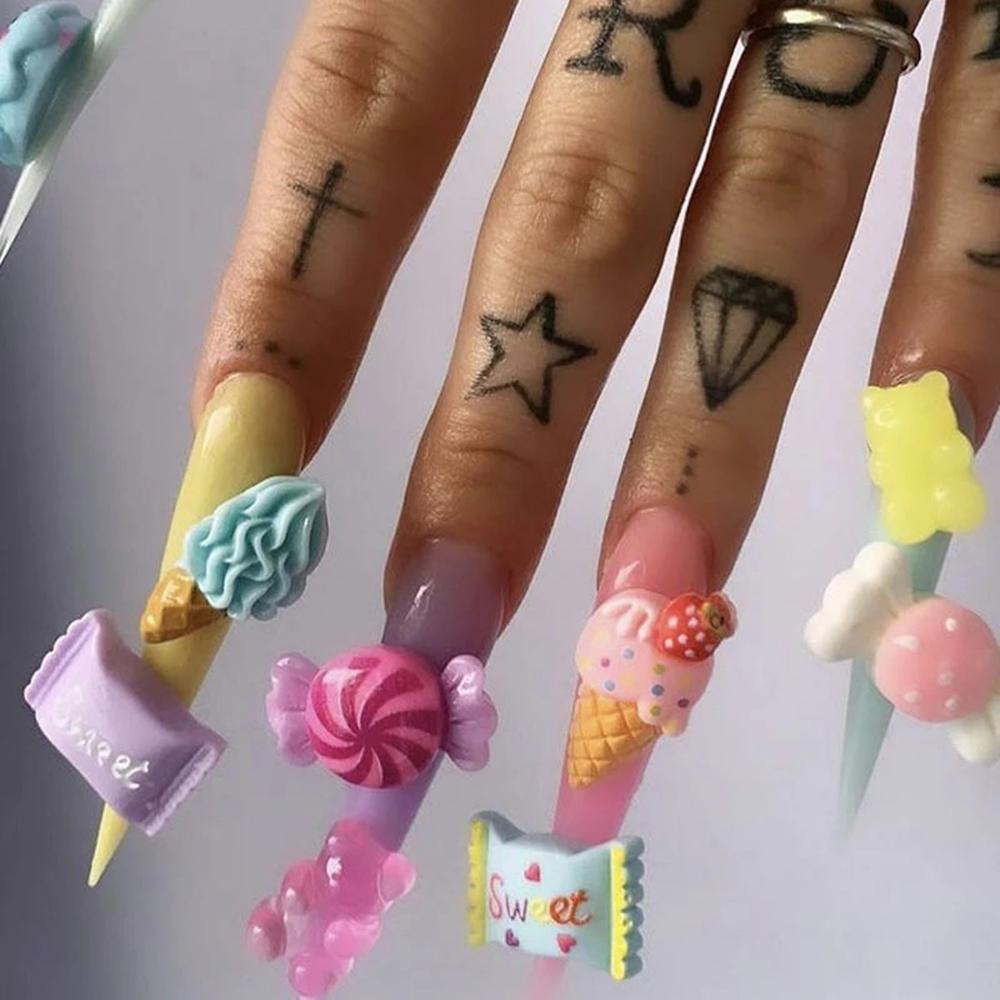 Kawaii Decorated Nails