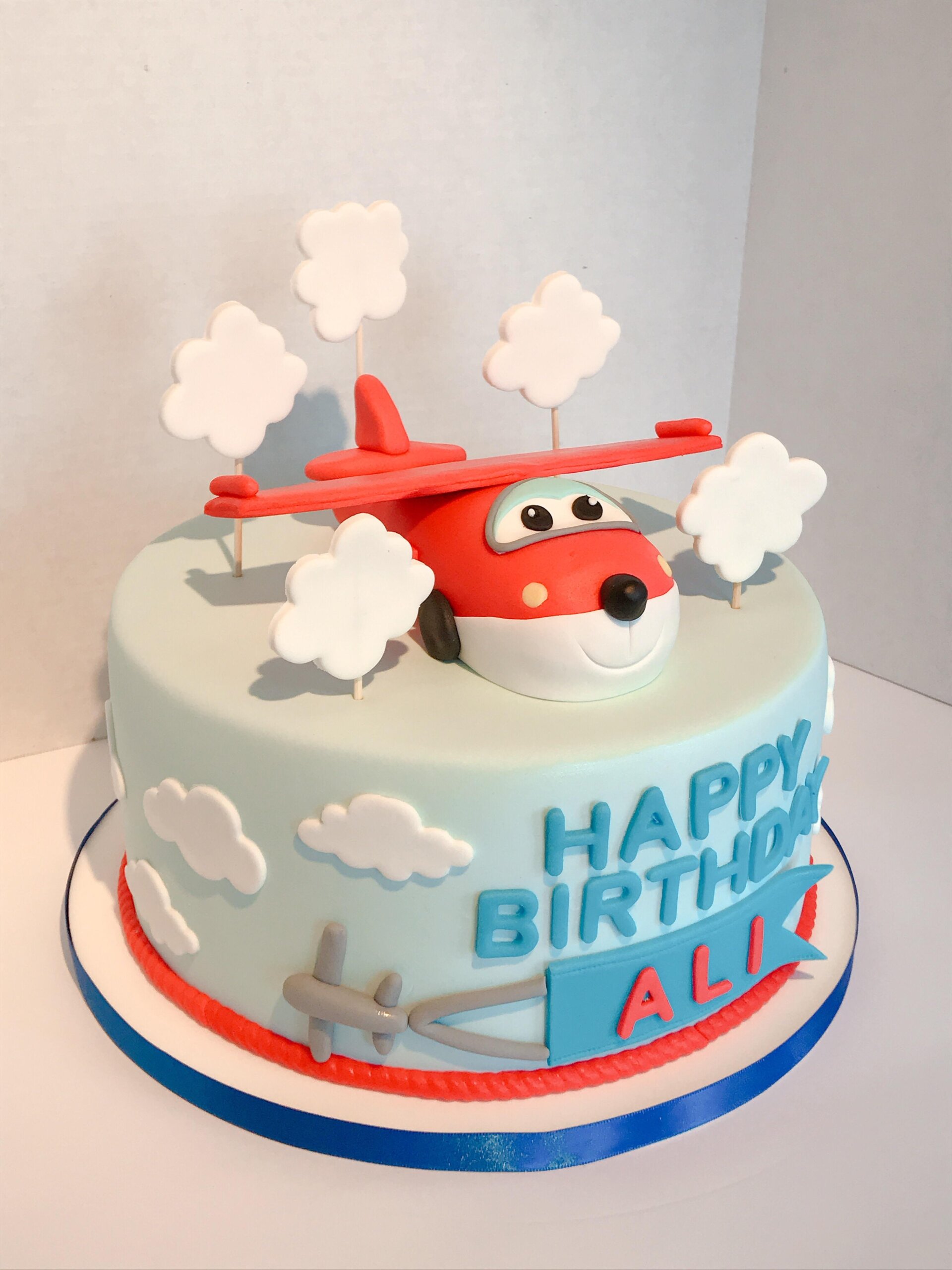 Airplane Decorated Cake