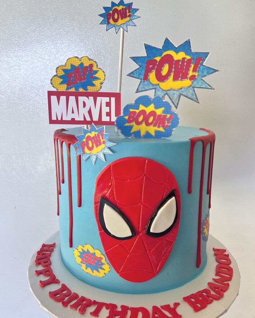 Spider Man Decorated Cake