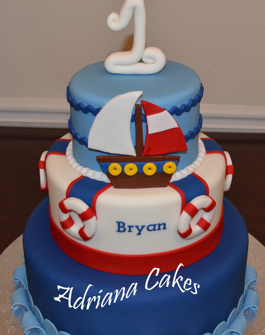 Sailor decorated cake