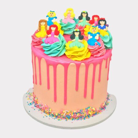 Disney Princess Decorated Cake