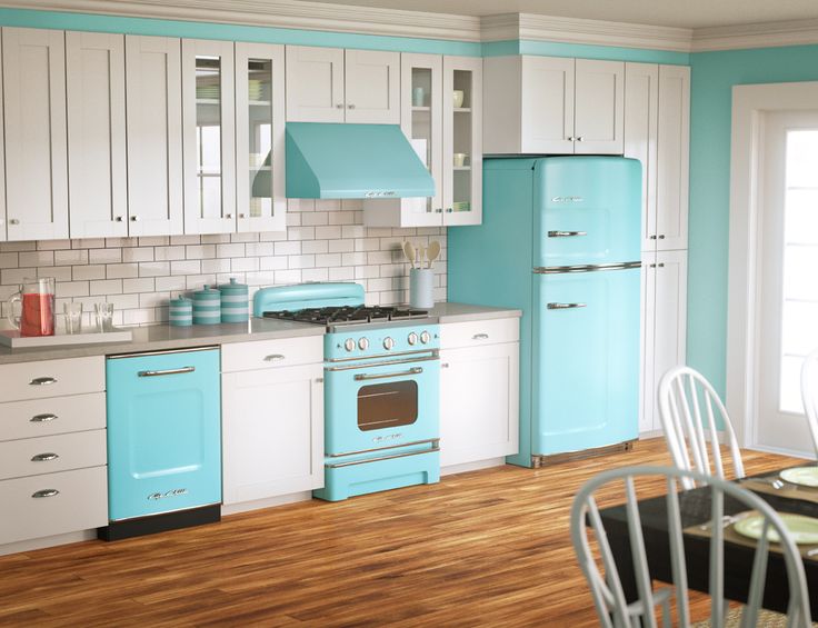 Decoration of Colored Refrigerators