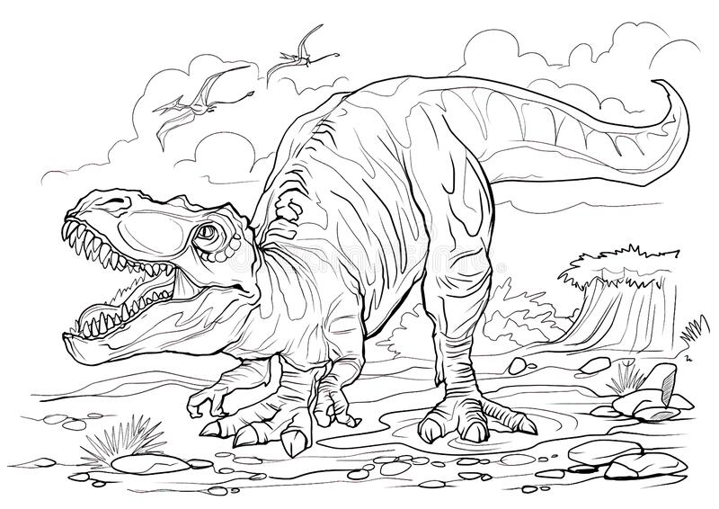 desenho-para-colorir-dinossauro