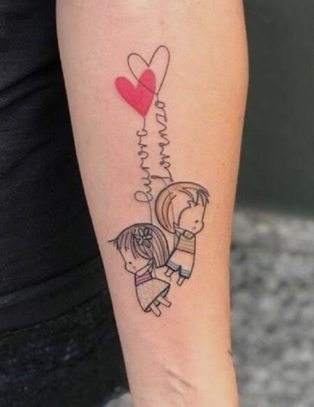 female tattoo children