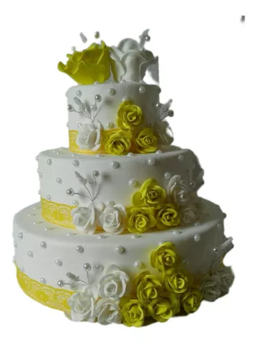 bolo-de-casamento-amarelo