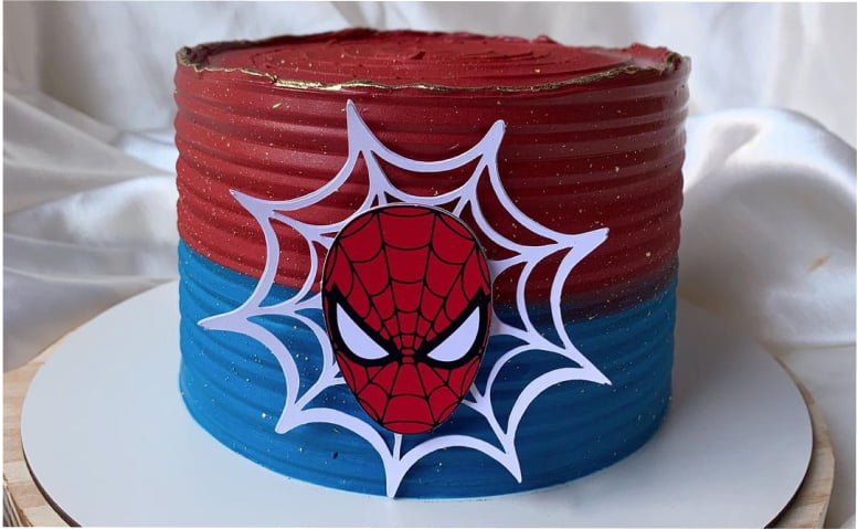 Bolo Decorado Homem Aranha