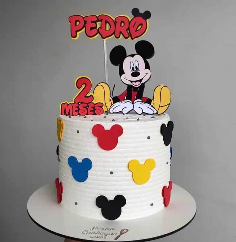 Bolo Decorado Mickey