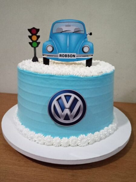 Bolo Decorado Volkswagen kombi fusca