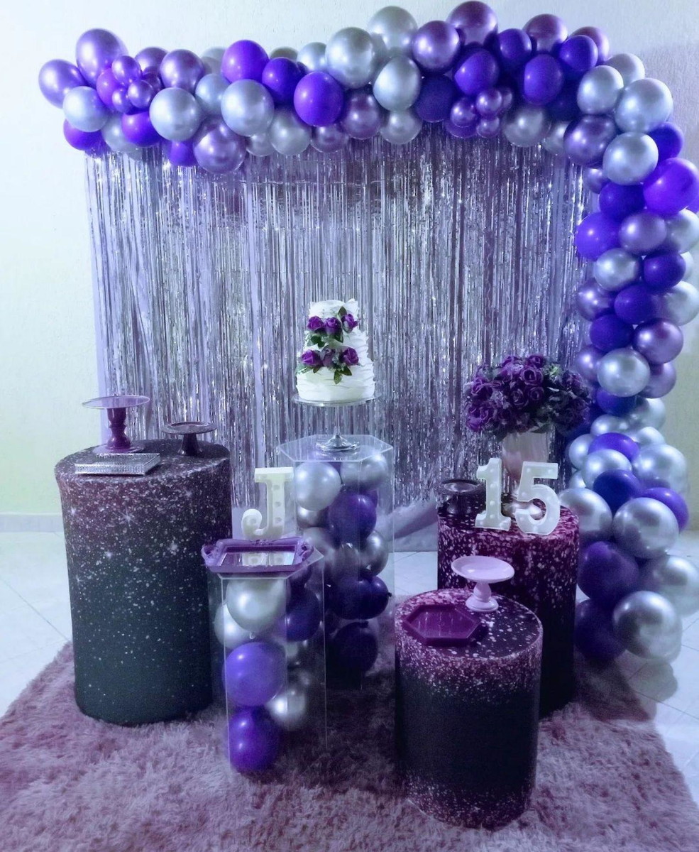 decoracao-de-festa-de-15-anos-lilas