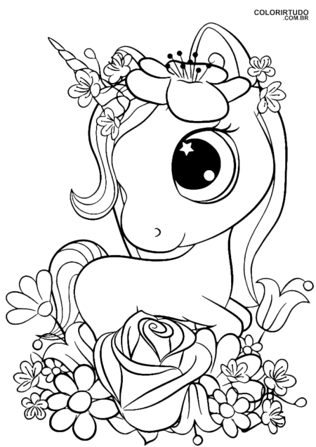 desenho-para-colorir-unicornio