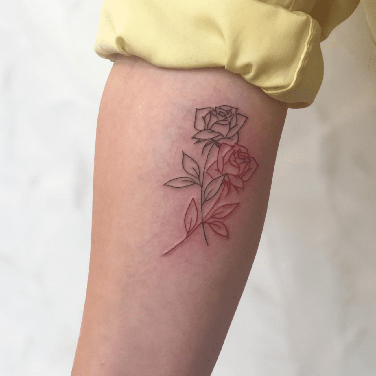 Delicate Female Tattoo On Arm