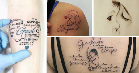 female tattoo children