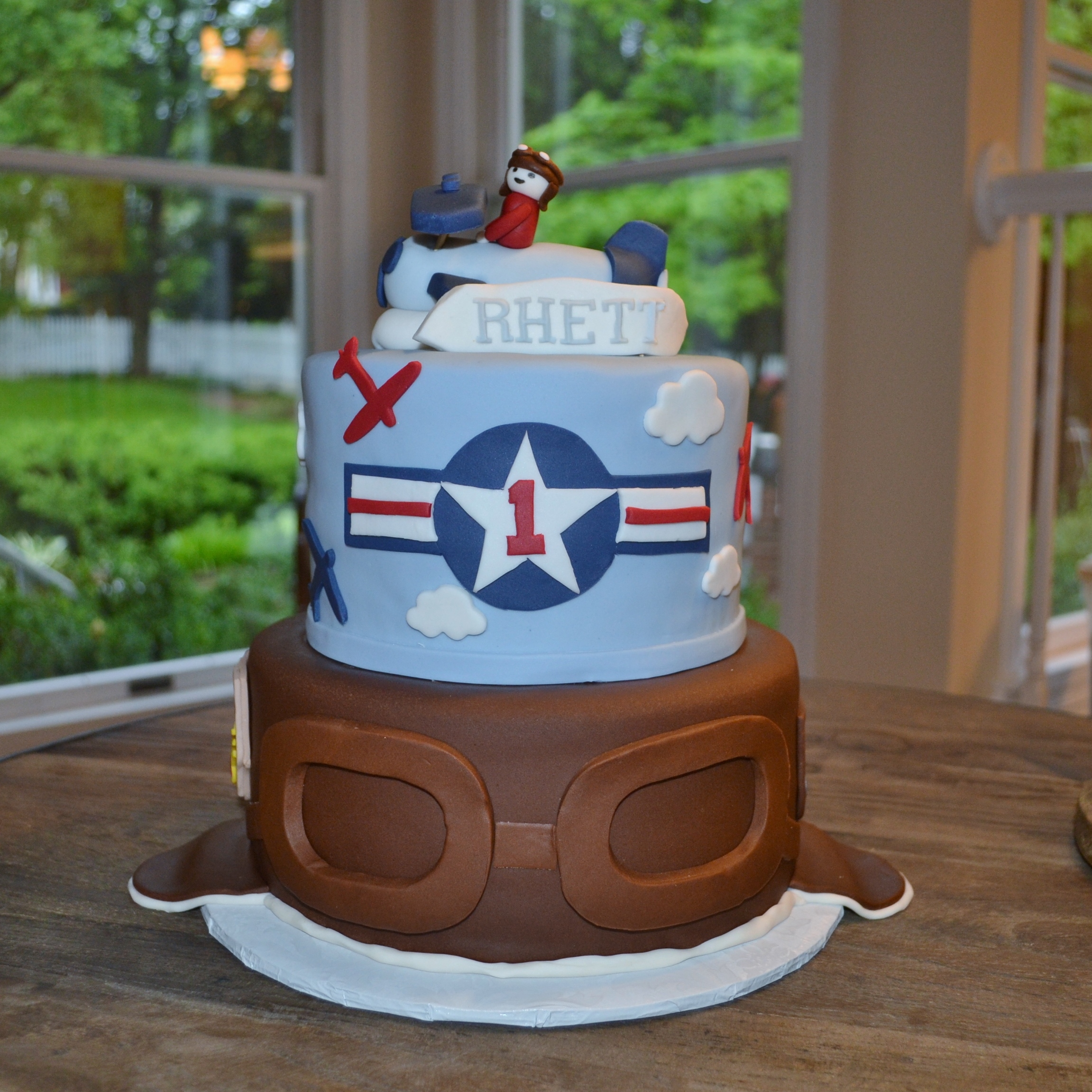 Airplane Decorated Cake